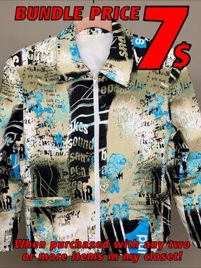 Unique! Handmade Zippered Jacket